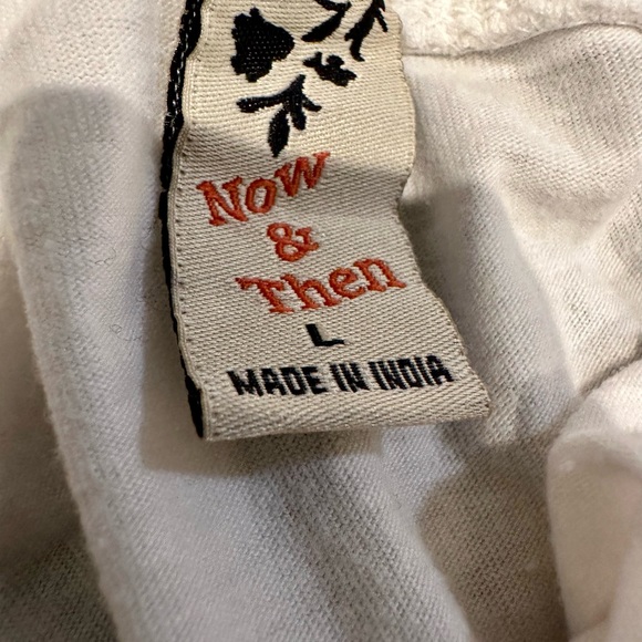 Beautiful lined white crochet style hippy dress size large - Picture 6 of 7